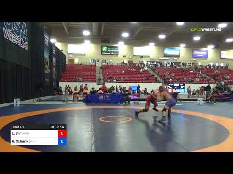 2018 Marine Corps US Open/Masters D Freestyle 78 Semis - Louis Orr (Warr) Vs. Russell Schenk (Bran