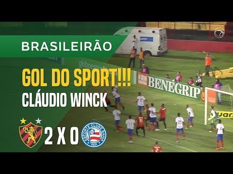 GOL (CLÁUDIO WINCK) - SPORT X BAHIA - 06/05 - BRASILEIRÃO 2018
