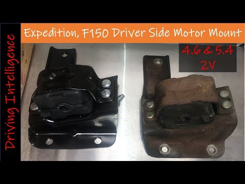 10th Gen '97-'04 F150 Driver Side Motor, Engine Mount Replacement: 5.4 & 4.6 2V F250 LD & Expedition