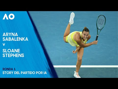 Aryna Sabalenka v Sloane Stephens Story del partido por IA | Abierto de Australia 2025 Ronda 1