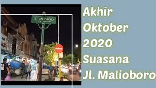 Kemacetan Jl. Malioboro saat liburan panjang akhir Oktober 2020 Non Stop / 休日のマリオボロ通り(手ブレ注意)ノンストップ撮影
