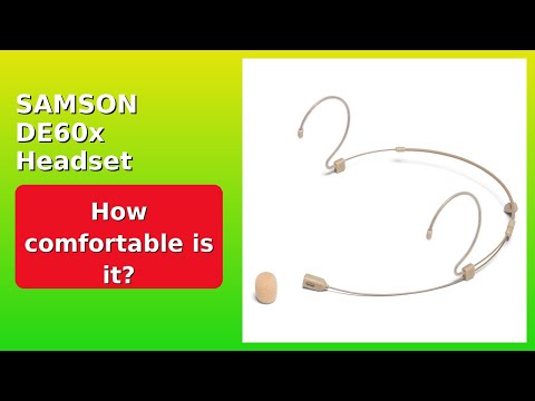 REVIEW (2025): SAMSON DE60x Headset Microphone. Features.
