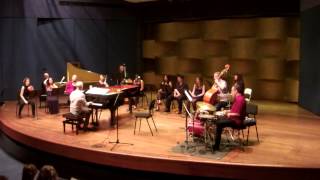 Rony Holan(drums) plays with brushes  BACH/ Remake by Yaron Gottfried 