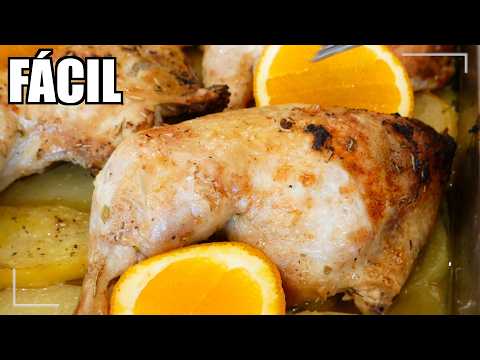 EL POLLO a la NARANJA más DELICIOSO 🍗🍊 ¡Receta SÚPER FÁCIL!
