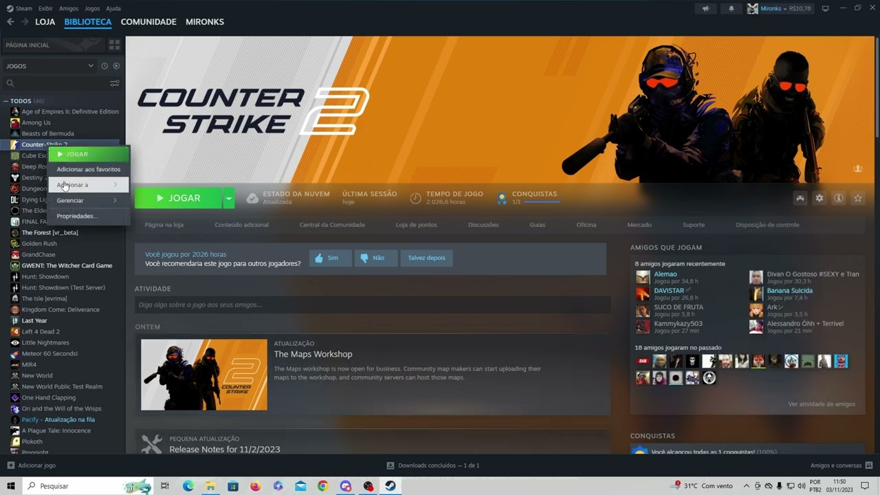 [RESOLVIDO] Meu Cs2 não abre o que eu faço?