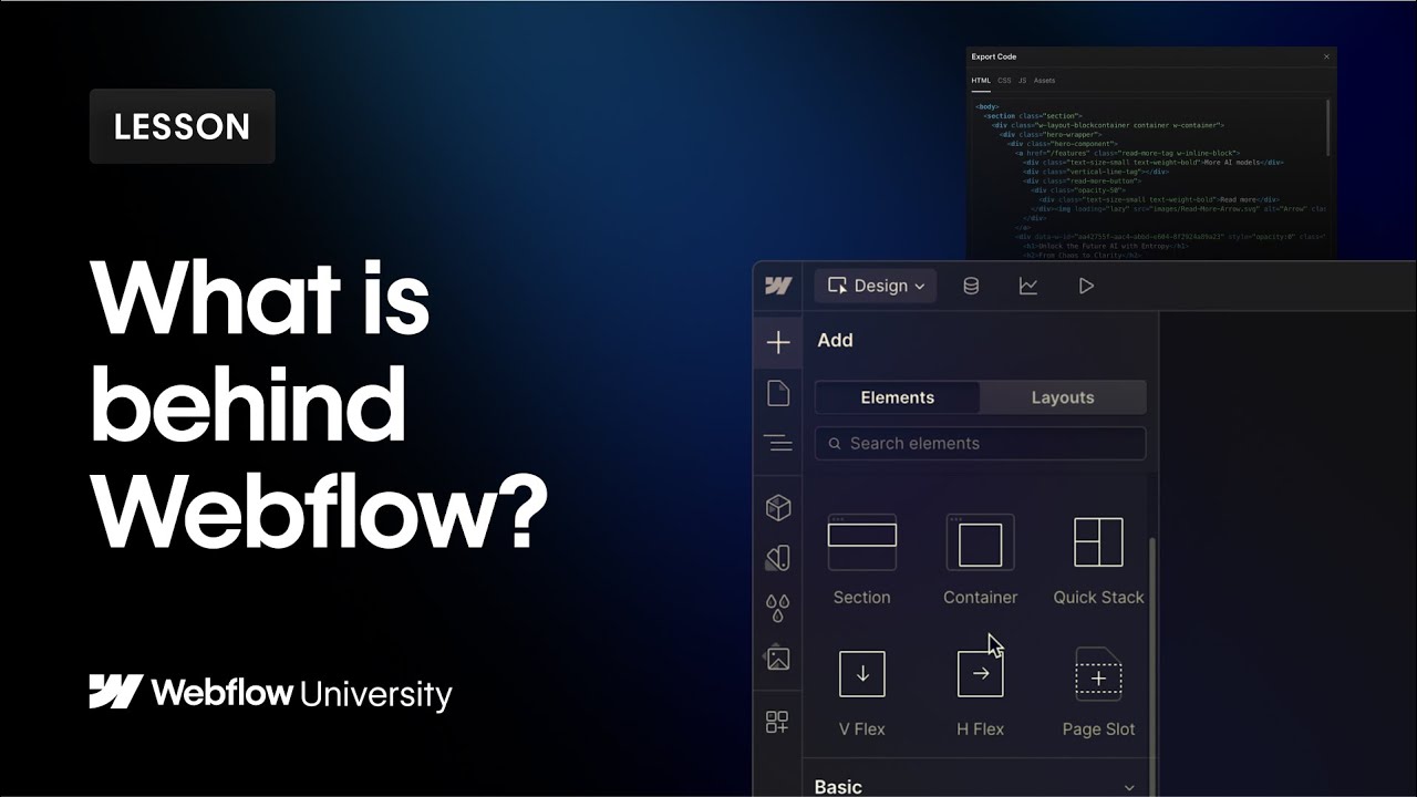 What's behind Webflow – Webflow tutorial