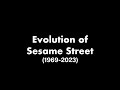 Evolution Of Sesame Street 1969 2023