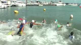 preview picture of video 'Aquathlon de Jard-sur-Mer 2012. Par Cormaris Triathlon'