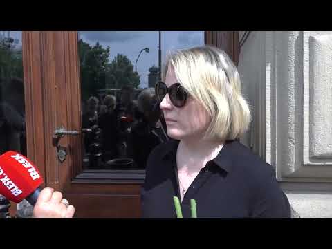 Petra Hapková na pohřbu Harapese: Celý jeho život byl večírek