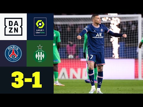 Mbappe zaubert PSG zum Heimsieg: Paris Saint Germain - AS St. Etienne 3:1 | Ligue 1 | DAZN