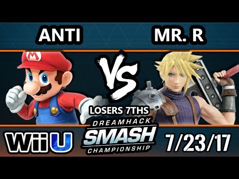 DHATL 17 Wii U - IMT | ANTi (Mario) Vs. BC | Mr. R (Cloud) - SSB4 Singles L7th