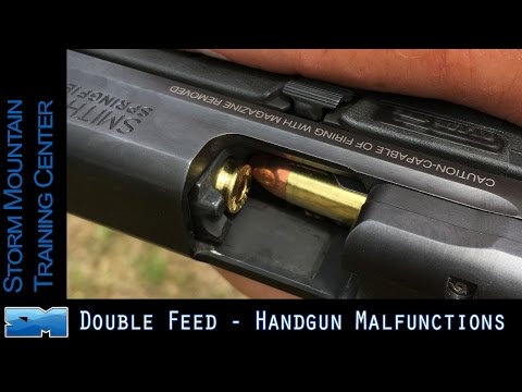 Clearing a Double Feed - Handgun Malfunctions