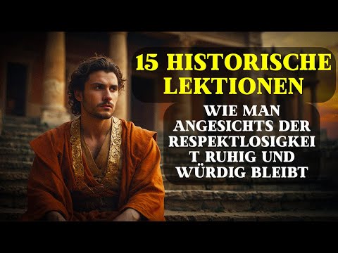 15 historische Lektionen, wie man mit Respektlosigkeit umgeht | STOIZISMUS
