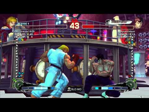 LeviStrauss1829 (Ken) vs Ryukichikun (Fei Long) - SSF4 Arcade Edition Xbox Live Ranked Match