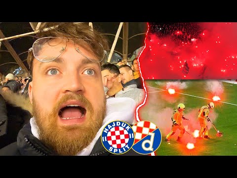 DAS KRASSESTE DERBY in Kroatien 🇭🇷😱 | ESKALATION STADIONVLOG - Hajduk vs. Dinamo | ViscaBarca