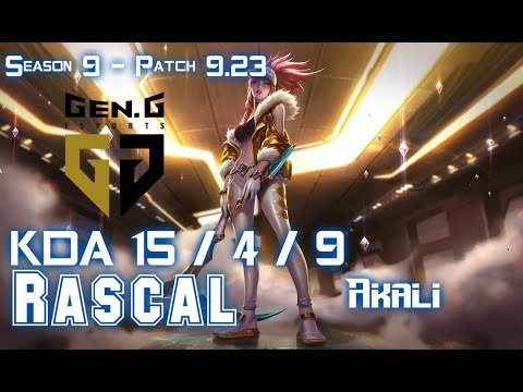 Gen Rascal AKALI vs RYZE Top - Patch 9.23 KR Ranked