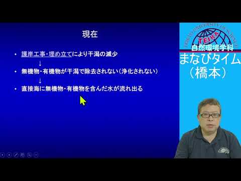 生命科学科 干潟にいる生物やプランクトンの役割（自然環境学科まなびタイム20210620橋本先生）