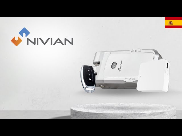 Serratura Intelligente Nivian NVS-SMARTBOLT WiFi Apertura con App e Telecomando Antivandalo video