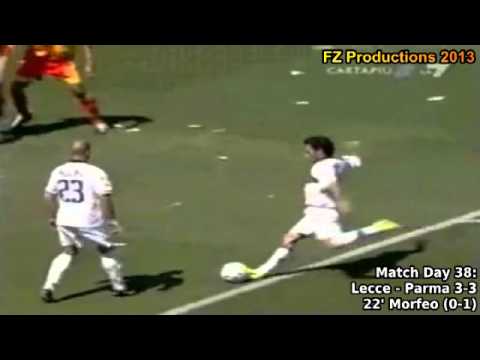 Serie A 2004-2005, day 38 Lecce - Parma 3-3 (Morfeo goal)