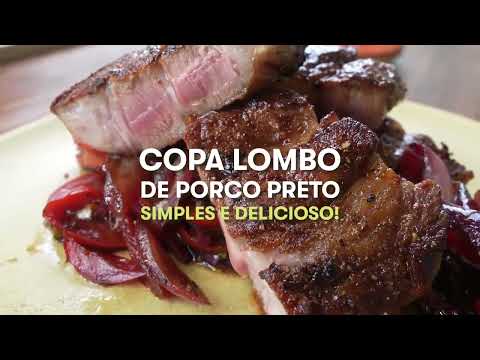 #Receita - Copa Lombo de Porco Preto Simples e Delicioso