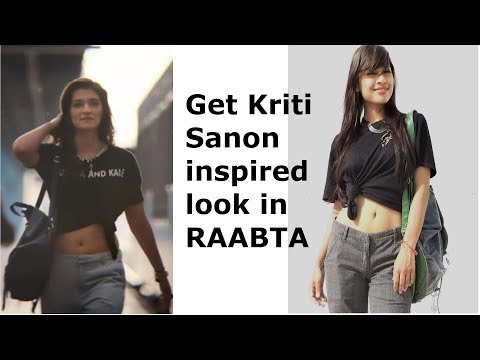 Get Kriti Sanon inspired look in Raabta/ Latest look / DIY Celebrity outfits Video