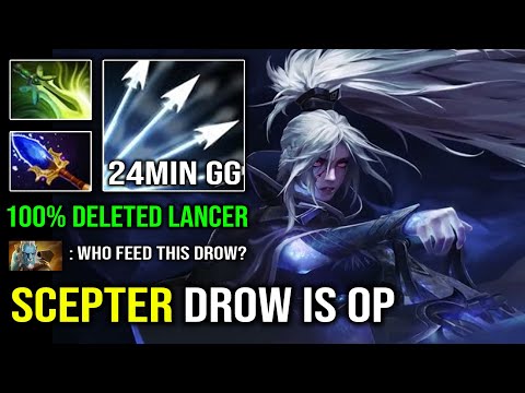 This Aghanim Drow Ranger is Disgustingly OP | 24Min GG Brutal Split Multishot 100% Deleted PL Dota 2