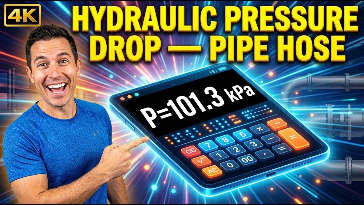 Hydraulic Pressure Drop Calculator — Pipe Hose