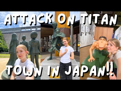 JR Hita Station & Levi Ackerman Statue Video