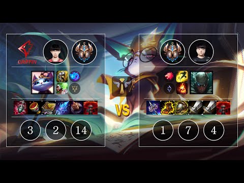 GRF Irove Yuumi vs Asper Pyke Sup - KR Challenger Patch 10.11