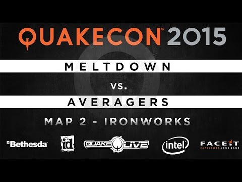 Meltdown vs. Averagers - Map 2 - IronWorks (QUAKECON 2015 CTF)
