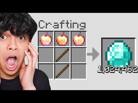 Minecraft But CRAFTS are RANDOM..
