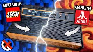 LEGO Atari 2600 VCS vs. A REAL Four-Switch Atari 2600 - Build, Comparison, & Review