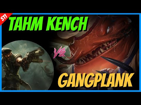 TAHM KENCH TOP vs GANGPLANK - Hail of Blades and Ghost!! - Season 11 League of Legends