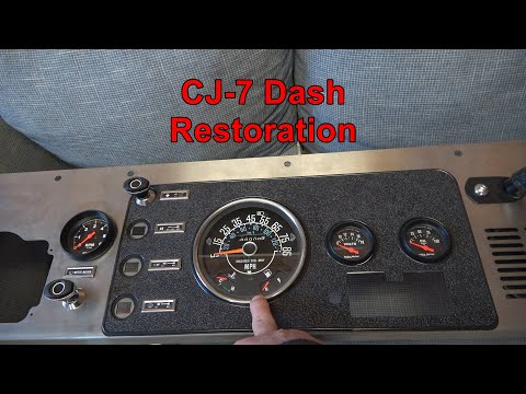 Jeep CJ-7 Restoration Part 10: Stainless Dash Assembly