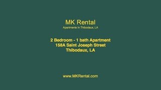 preview picture of video 'Apartment in Thibodaux LA 158A St Joseph St - MK Rental'