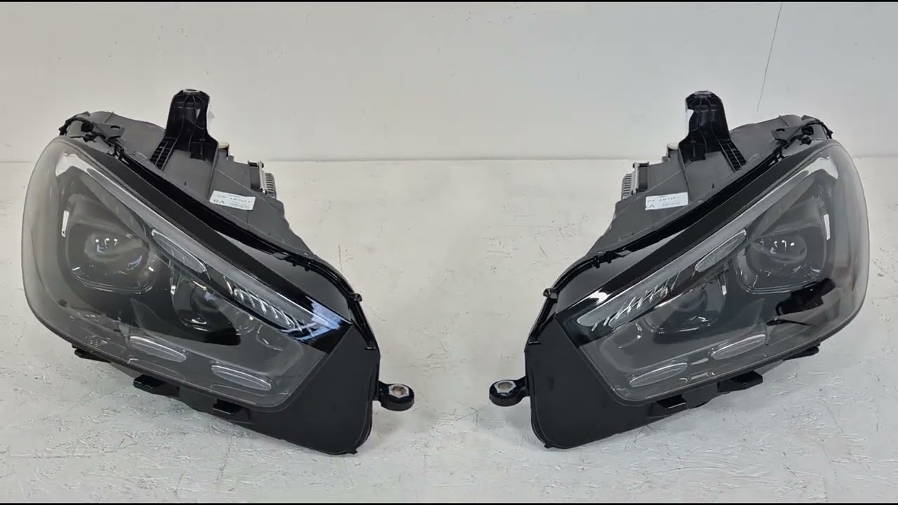 Mercedes GLE W167 2018– LED forlygter (2023-2026, 2 stk.) Video 1