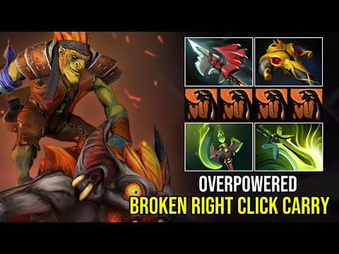 Broken Right Click Carry Batrider - Parasma + Butterfly OP Build!| Dota 2 Pro Highlights 7.39e.