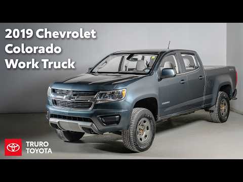 2019 Chevrolet Colorado Crew Cab Long Box 4-Wheel Drive WT in Gray for sale at Truro Toyota in Truro, NS