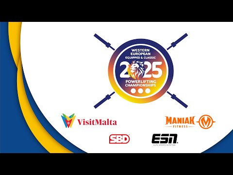 Women 76 – 84 kg, Men 105 kg - Western European Classic Powerlifting 2025