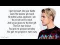 Justin Bieber - Purpose (Lyrics)