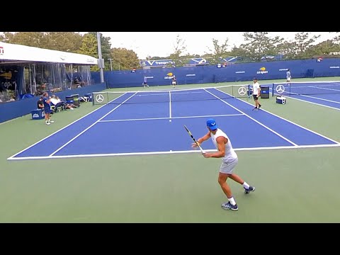 Rafael Nadal Training US Open 2019 Court Level View