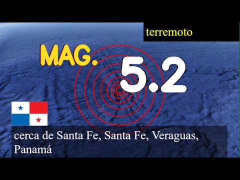 😱🚨  Terremoto cerca de Santa Fe, Santa Fe, Veraguas, Panamá actualizaciones en vivo hoy: Terremoto d