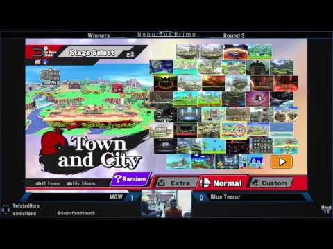 Nebulous Prime Sm4sh Singles #52: Winners - Round 3: MGW vs. Blue Terror