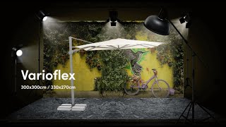 Varioflex 2022 Ampelschirm 330x270cm Stone-grey 057