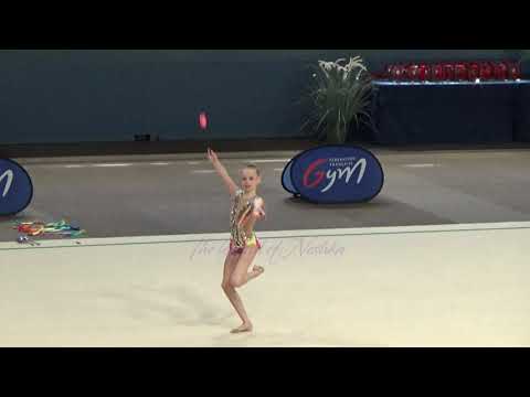 Loanne WEISS massues - 2019 Championnat de France Créteil AA (junior Elite)