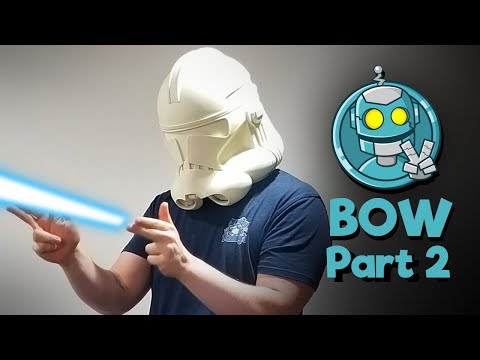 Clone Commander Bow Build - Part 2 - Fitting the Helmet