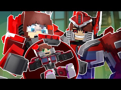 JJ and Mikey Shapeshift to TRANSFORMERS "JJ's SISTER PREGNANT?" PART 8 - Maizen Minecraft Animation