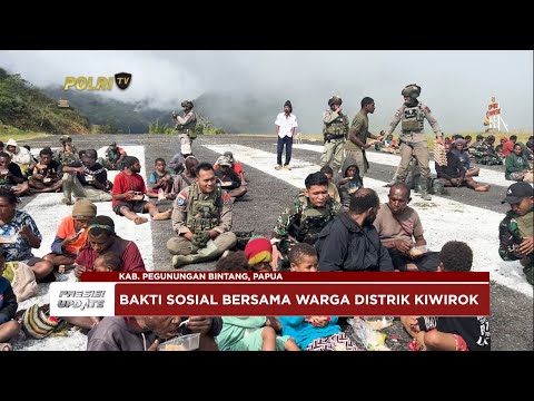 PRESISI UPDATE: TNI POLRI GELAR BAKTI SOSIAL DI DISTRIK KIWIROK PAPUA 02/02/2025 (16.00)