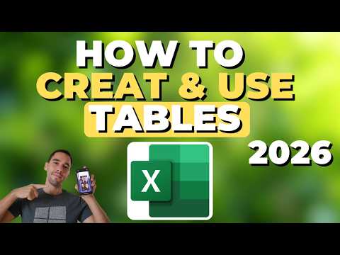 latest excel version 2026 july: microsoft 365 & excel... Excel Tables: 2026 Beginner Guide