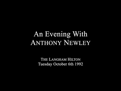 NEW RARE FOOTAGE An Evening Concert With ANTHONY NEWLEY Live From The Langham Hilton In London 1992